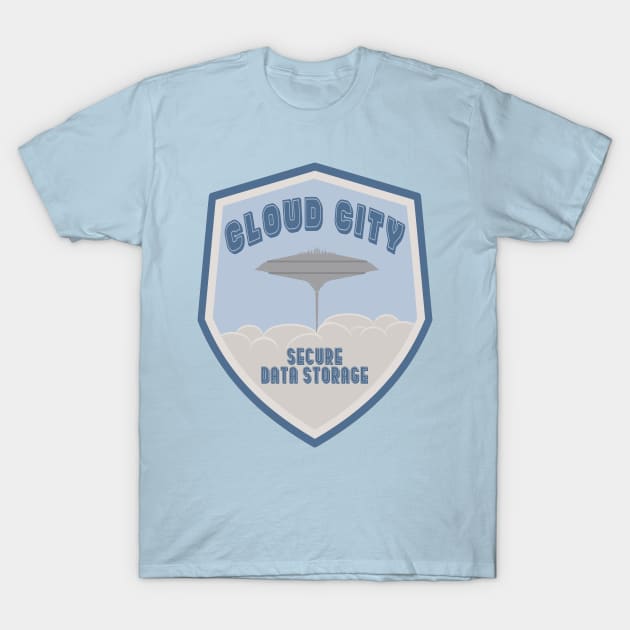 Cloud City Data Storage T-Shirt by stevegoll68